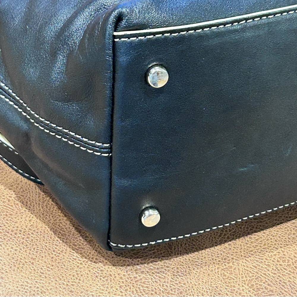 KATE SPADE NY Mott Street Riley Satchel Leather Storybook Lining Crossbody 15x9 - Picture 14 of 16